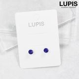 ブルー | カラーストーンマグネットピアス(6色あり)【磁石ピアス】 | LUPIS