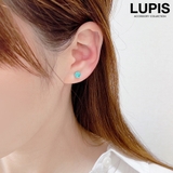 ミント | カラーストーンマグネットピアス(6色あり)【磁石ピアス】 | LUPIS
