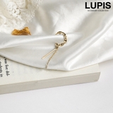 ゴールド | バー×チェーンツイストイヤーカフ | LUPIS