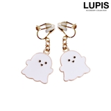 ホワイト | おばけ×ドラキュライヤリング【クリップ式】 | LUPIS