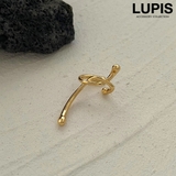 ゴールド | ≪右耳用≫ノットメタルイヤーカフ | LUPIS