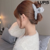 グレー | ファーバンスクリップ【ヘアアクセサリー】 | LUPIS
