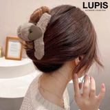 ブラウン | ハートファーバンスクリップ【ヘアアクセサリー】 | LUPIS