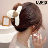 ホワイト | ハートファーバンスクリップ【ヘアアクセサリー】 | LUPIS