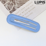 ブルー | マットカラーオーバルぱっちんヘアピン【ヘアアクセサリー】 | LUPIS