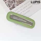 グリーン | マットカラーオーバルぱっちんヘアピン【ヘアアクセサリー】 | LUPIS