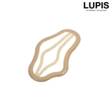 ベージュ | ニュアンスラインぱっちんヘアピン | LUPIS