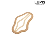 ベージュ | ニュアンスラインぱっちんヘアピン | LUPIS