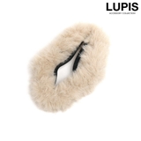 ベージュ | ニュアンスラインファーぱっちんヘアピン | LUPIS