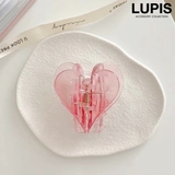 ピンク | ダブルハートバンスクリップ | LUPIS