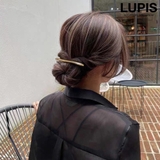 ゴールド | ニュアンスラインメタルバレッタ | LUPIS