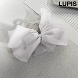 グレー | シフォンリボンバンスクリップ | LUPIS