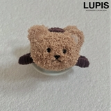 ブラウン | ふわふわくまバンスクリップ | LUPIS