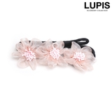ピンク | オーガンジーフラワーシニヨンメーカー | LUPIS