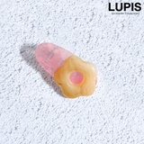ピンク | マーブルフラワーミニヘアクリップ | LUPIS