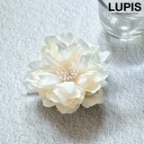 イエロー | フラワーコサージュヘアクリップ | LUPIS