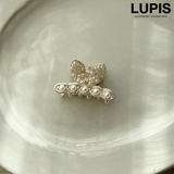 パール | パール×ストーンミニヘアクリップ | LUPIS