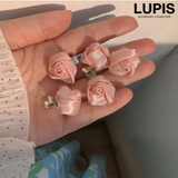 ピンク | 【５個セット】フラワーミニヘアクリップセット | LUPIS