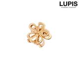 ゴールド | ≪1個入り≫メタルフラワープチヘアクリップ | LUPIS