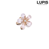 ホワイト | フラワーミニヘアクリップ | LUPIS