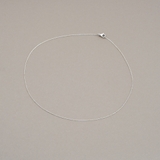 シルバー約39cm | 【金属アレルギー対応 316L】スキンチェーンステンレスネックレス | LUPIS