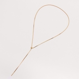 ゴールド | 【金属アレルギー対応 316L】スネークチェーンラリエットステンレスネックレス | LUPIS