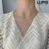 ゴールド | シンプルメタルチェーンネックレス | LUPIS