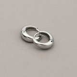 シルバー | 【金属アレルギー対応 316L】ドロッププチステンレスフープピアス | LUPIS