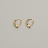 ゴールド | 【金属アレルギー対応 316L】ドロップステンレスフックピアス | LUPIS