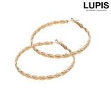 ゴールド | ツイストロープフープピアス | LUPIS