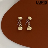 ゴールド | メタルビーンバックキャッチピアス【S925ポスト 2way】 | LUPIS