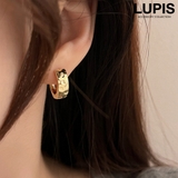 ゴールド | ワンタッチメタルフープピアス | LUPIS