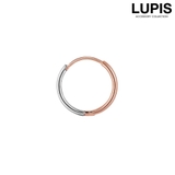 ブロンズ | ≪1個入/片耳用≫バイカラーワンタッチフープピアス | LUPIS