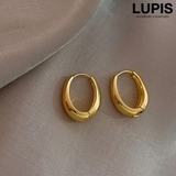 ゴールド | ワンタッチドロップフープピアス | LUPIS