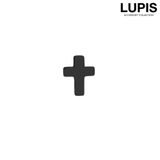 ブラック | ≪1個入/片耳用≫クロスピアス | LUPIS