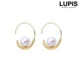ゴールド | パールポイントフープピアス | LUPIS