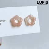 ピンク | アクリルフラワーピアス | LUPIS