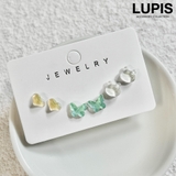 バタフライ | うるつやピアスセット | LUPIS