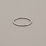 シルバー約9号 | 【金属アレルギー対応 316L】1mmシンプルステンレスリング | LUPIS