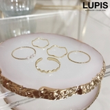 ゴールド | シンプルリングセット | LUPIS