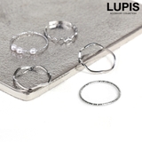 シルバー | シンプルリングセット | LUPIS