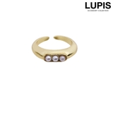 パール | パール×ストーンラグジュアリーリング | LUPIS