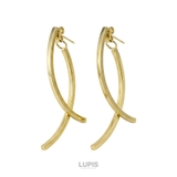 【S925ポスト】カーブラインバックキャッチピアス | LUPIS | 詳細画像4