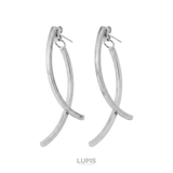 【S925ポスト】カーブラインバックキャッチピアス | LUPIS | 詳細画像5