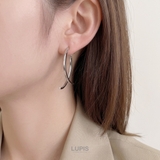 【S925ポスト】カーブラインバックキャッチピアス | LUPIS | 詳細画像6