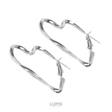 ねじれハートフープピアス【S925ポスト】 | LUPIS | 詳細画像5