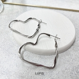 ねじれハートフープピアス【S925ポスト】 | LUPIS | 詳細画像7