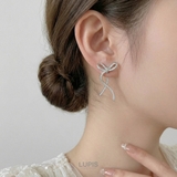 リボンバックキャッチピアス【S925ポスト】 | LUPIS | 詳細画像6 