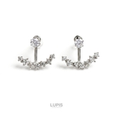 スター×ジュエルカーブラインバックキャッチピアス | LUPIS | 詳細画像3