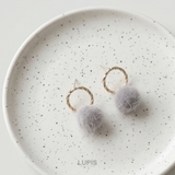 ツイストリングファーボールピアス | LUPIS | 詳細画像6 